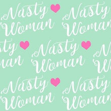 Load image into Gallery viewer, Mint &quot;Nasty Woman&quot; Double Loop Jersey Knit Infinity Scarf
